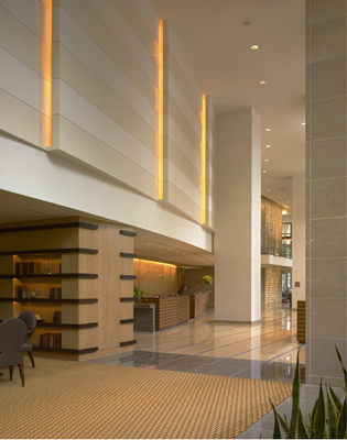 Omni Hotel and Metropolitan Condominiums Front Desk Lobby