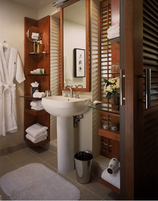 Omni Hotel and Metropolitan Condominiums Deluxe Bathroom