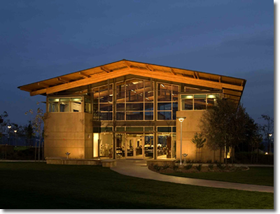 Francis Parker School Middle and Upper School Library Exterior