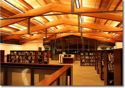 Francis Parker School Middle and Upper School Library Interior